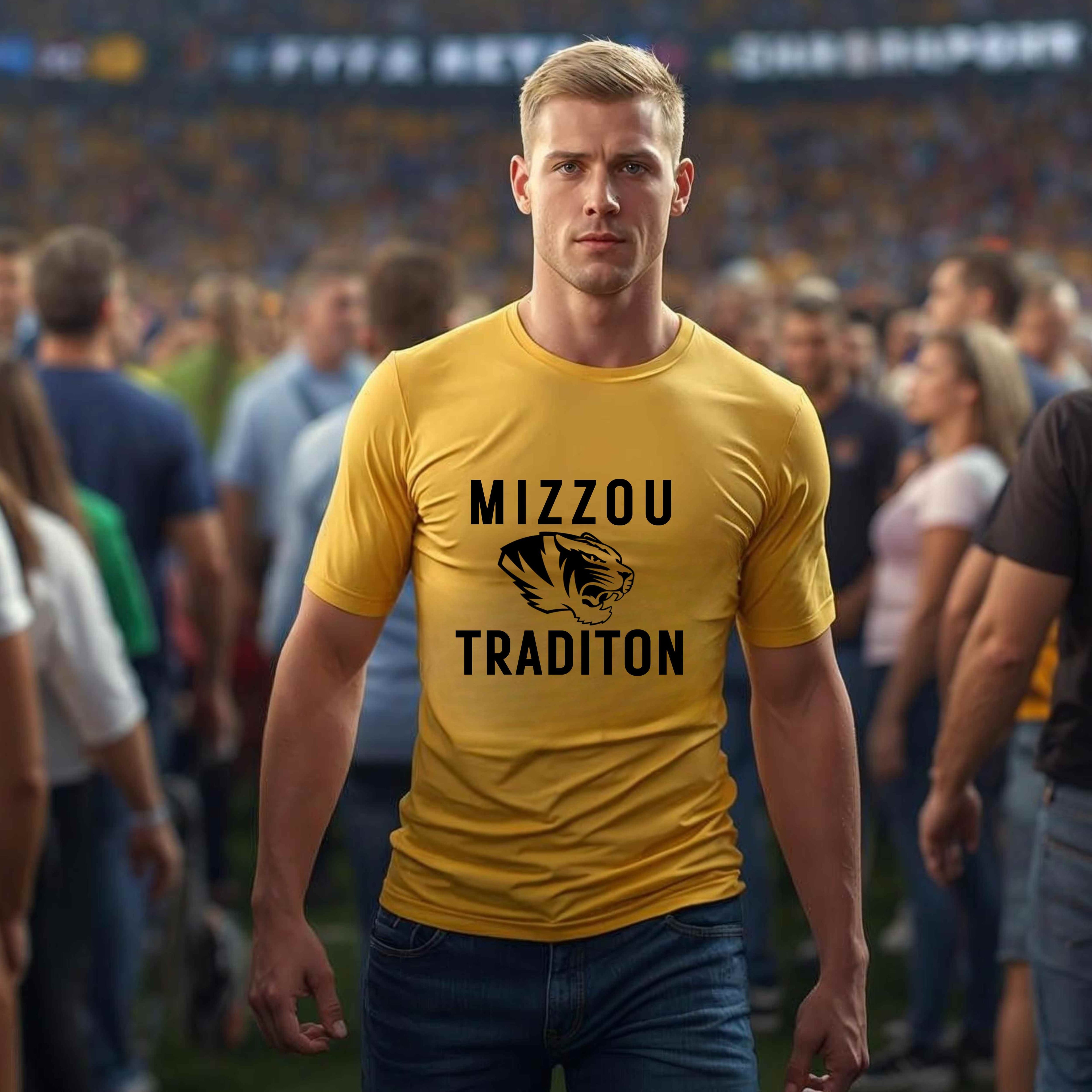 Mizzou Tradition Tee — 'Come Early Be Loud Stay Late Wear Gold' Missouri Tigers Shirt