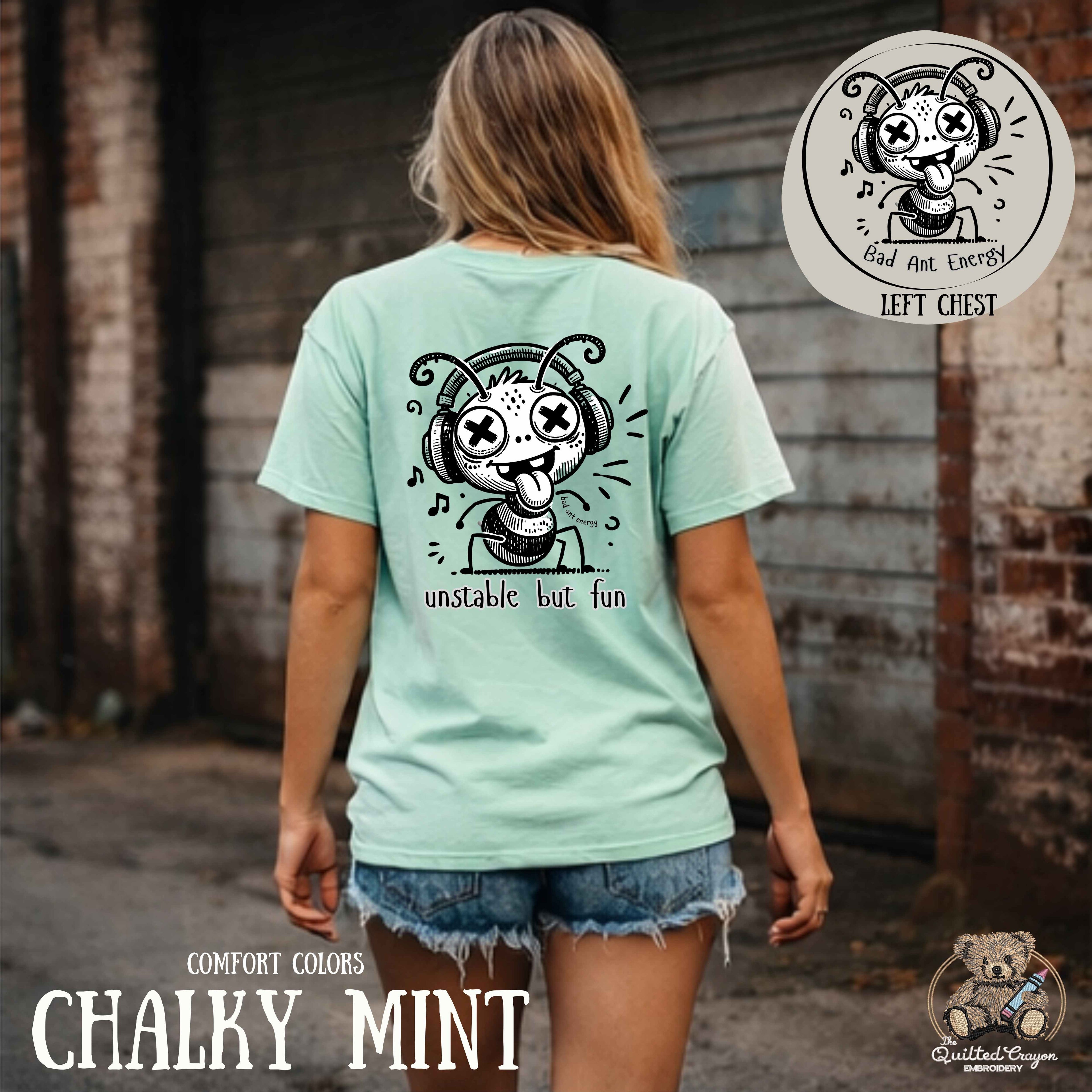 Unstable But Fun T-Shirt — Cute DJ Monster Graphic Tee