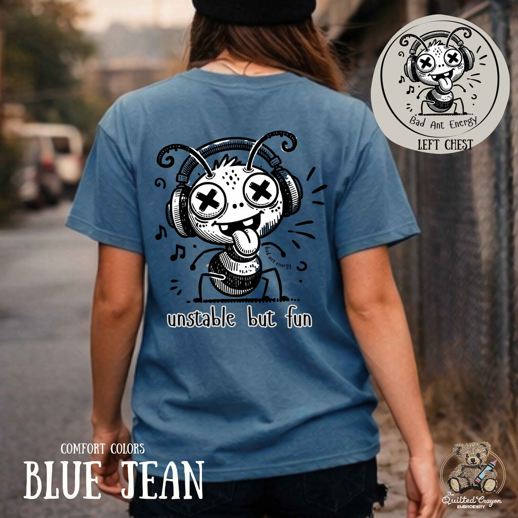 Unstable But Fun T-Shirt — Cute DJ Monster Graphic Tee
