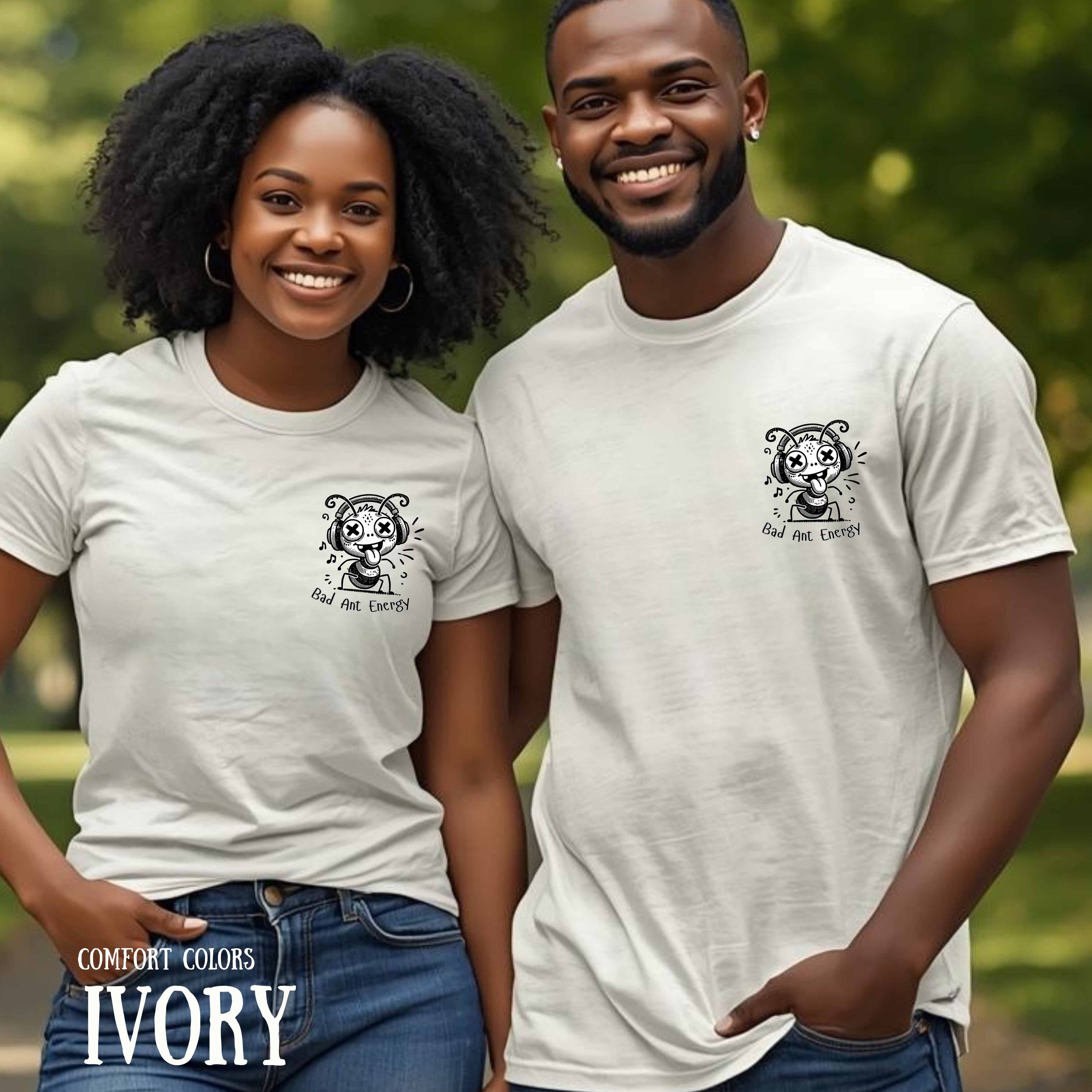 Chaos I Invented Chaos Shirt | Funny Ant Graphic Tee | Bad Ant Energy Shirt | Sarcastic Back Print T-Shirt | Comfort Colors Tee
