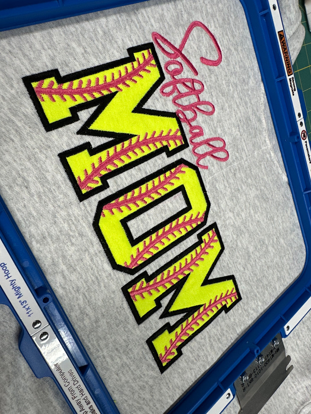 Sweatshirt - Softball Mom