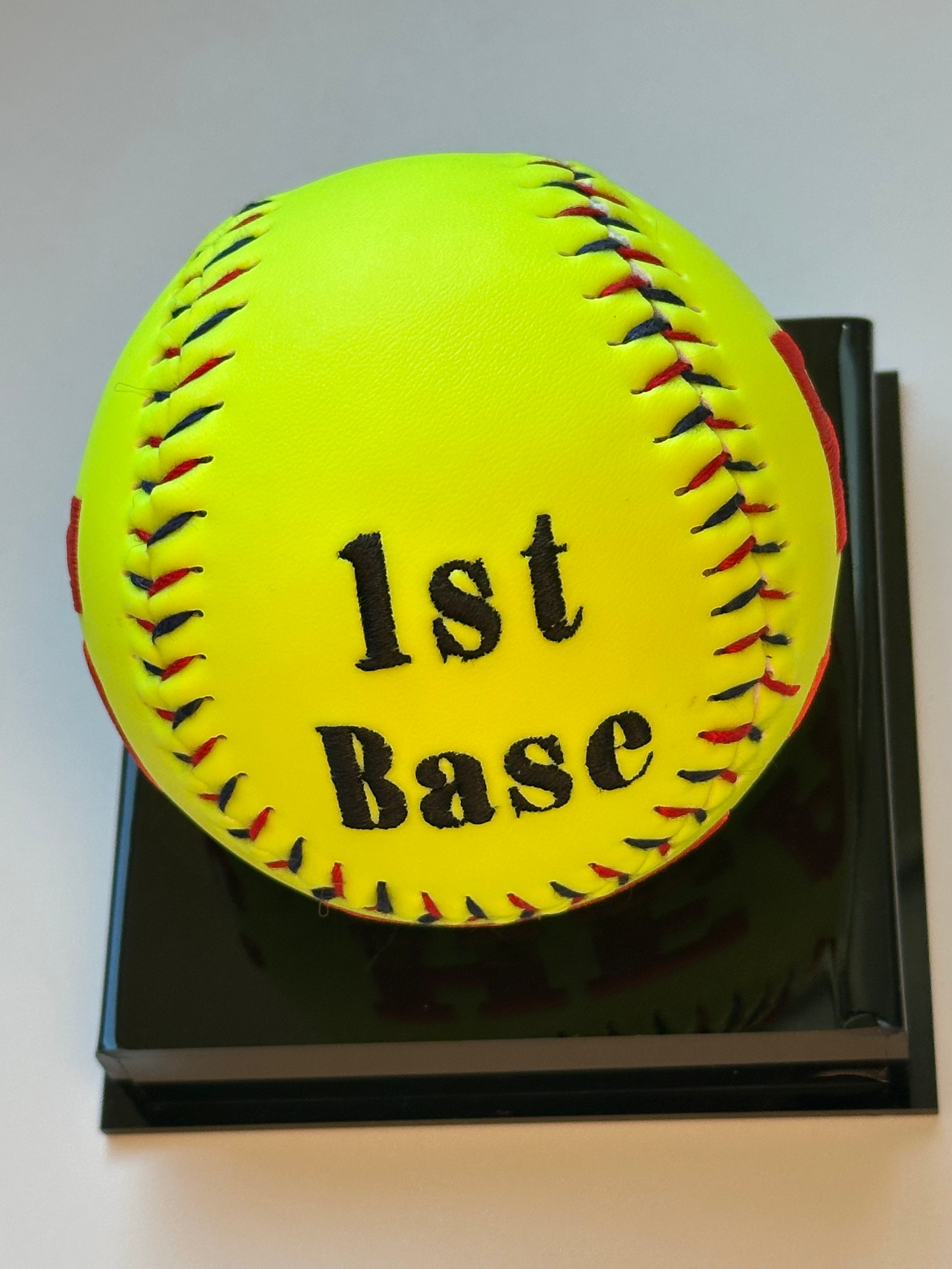 🥎 Custom Personalized Softball Gift – Handmade Keepsake for Players & Coaches