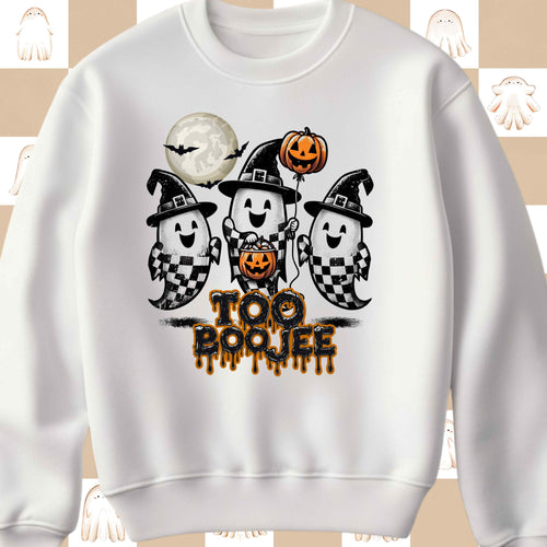 "Too BooJee" Funny Halloween Sweatshirt