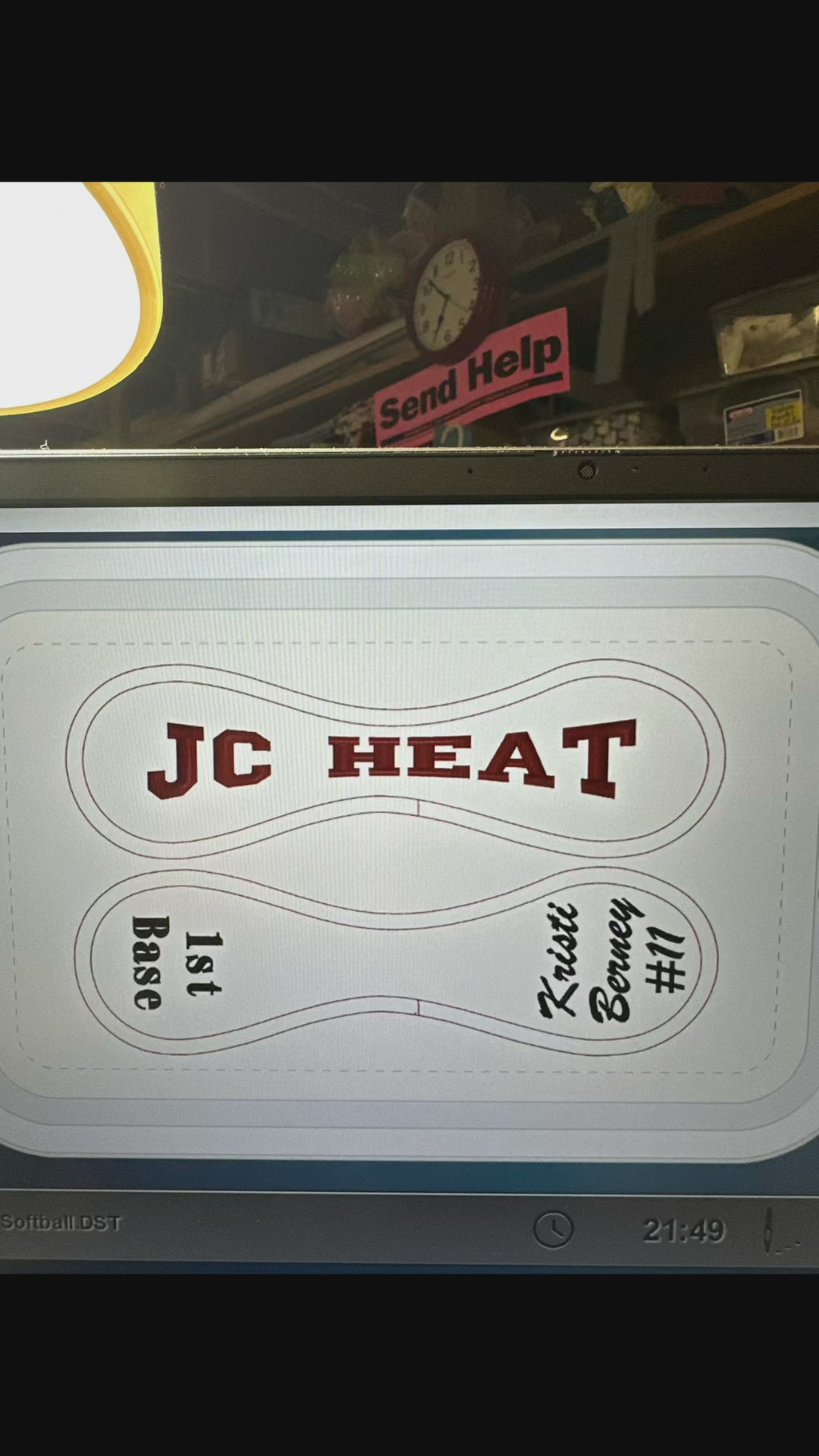 🥎 Custom Personalized Softball Gift – Handmade Keepsake for Players & Coaches