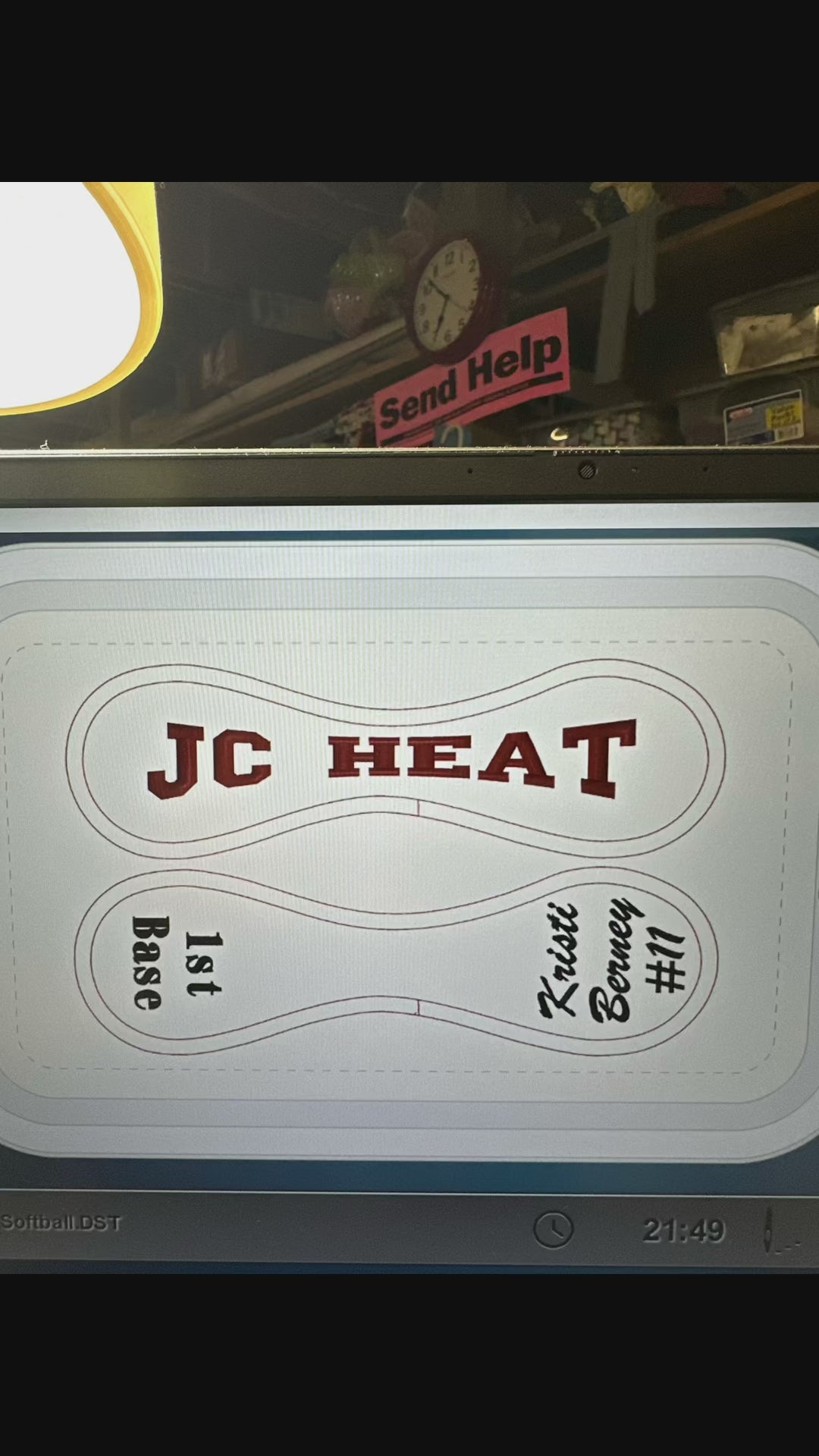 🥎 Custom Personalized Softball Gift – Handmade Keepsake for Players & Coaches